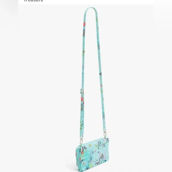 Vera Bradley Sea life lighten up rfid  Wristlet - Picture 2 of 6